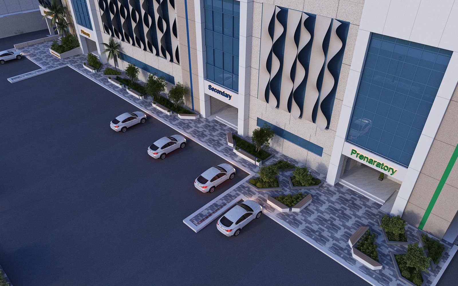 Exterior photos of the building